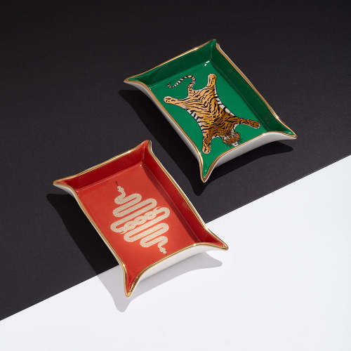 Tiger & Snake Valet Trays by Jonathan Adler