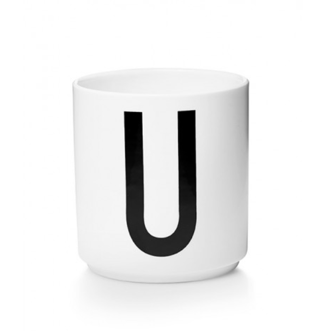 Personal Porcelain Cup (A-Z) by Design Letters