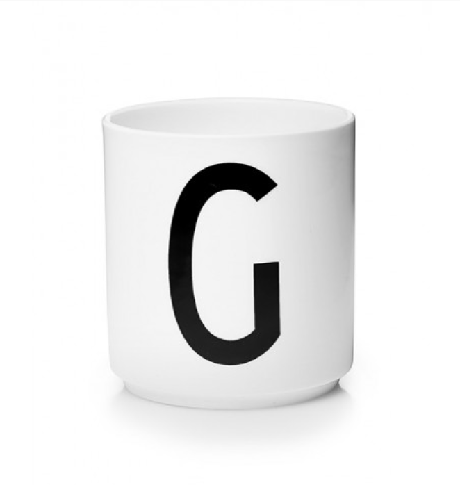 Personal Porcelain Cup (A-Z) by Design Letters