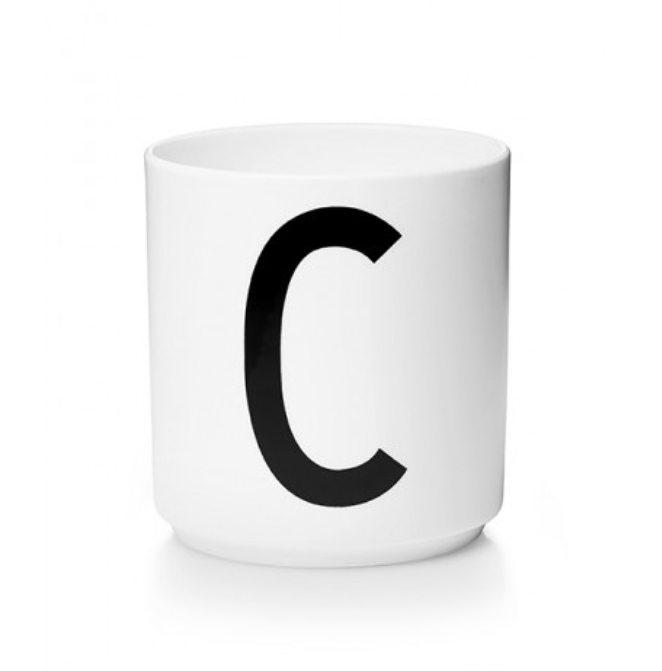 Personal Porcelain Cup (A-Z) by Design Letters