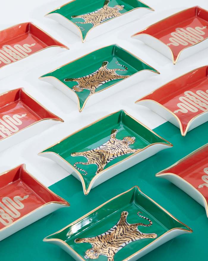 Tiger & Snake Valet Trays by Jonathan Adler