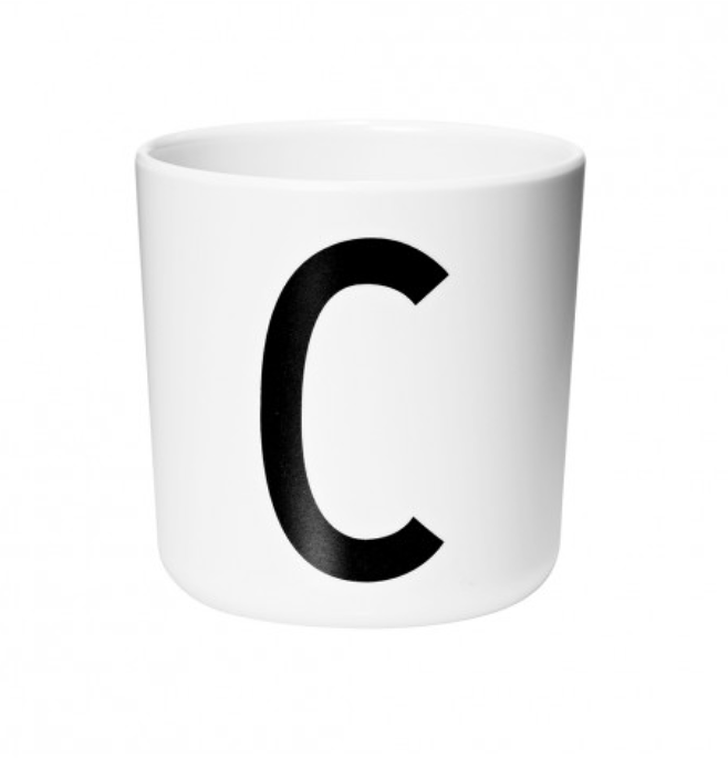 Kids Personal Melamine Cup (A-Z) by Design Letters