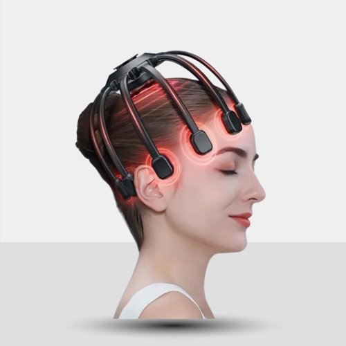 Electric Octopus Claw Scalp Massager - Hands Free Therapeutic Head Scratcher Relief Hair Stimulation Rechargeable Stress Relief