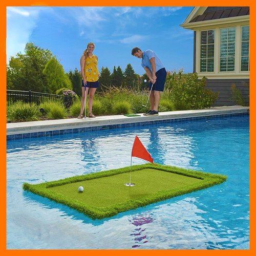 Floating Putting Green Mats - Practice Golf Floating Green Mat