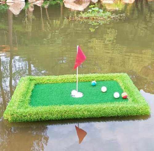 Floating Putting Green Mats - Practice Golf Floating Green Mat