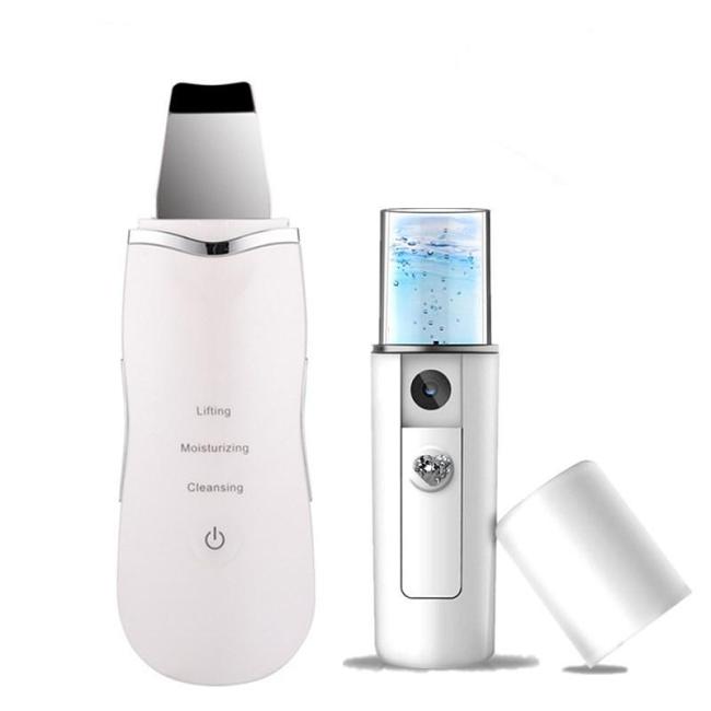 Ultrasonic Skin Scrubber Beauty Device