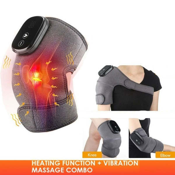 Thermal Joint Massager - 3-In-1 Heated Knee Elbow Shoulder Brace Wrap