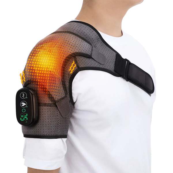Electric Shoulder Massager Heating Pad - Shoulder Pad Shoulder Support Belt Joint, Arthritis, Pain Relief and Physiotherapy