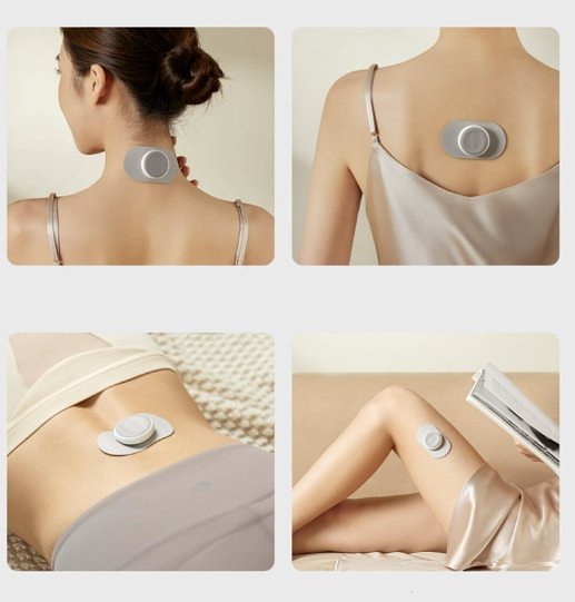 Portable Pain Relief Device - Rechargeable Electronic Pulse Massager, Pocket Massager for Pain