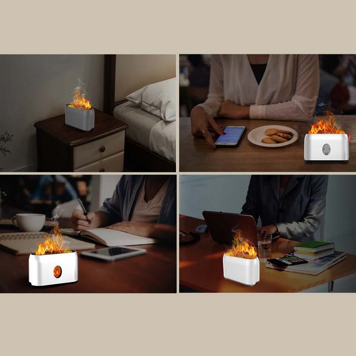 Flame Warm Mist Diffuser Air Humidifier