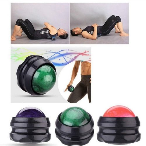 Massage Roller Ball - Massager and Therapy Tool for Sore Muscles, Shoulders, Arms, Neck, Back, Feet, Body, Deep Tissue, Stiffness, Joint Pain, Stress Relief