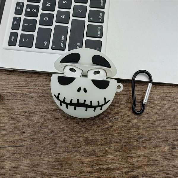 Luminous Skull AirPods Case - Glows in the dark