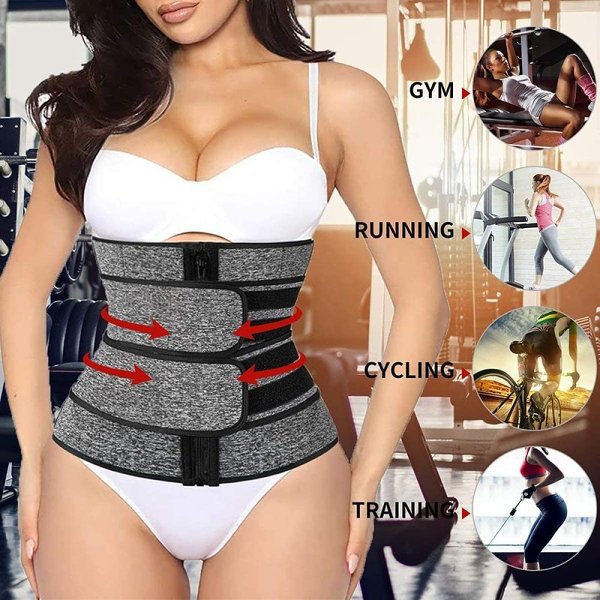 Women Waist Trainer Neoprene Body Shaper Belt - Belt Tummy Control Waist Trimmer Slimming Belly Band Shaper