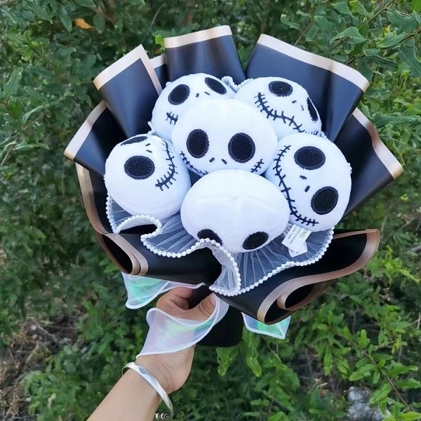 Jack Skellington Doll Bouquet  - Halloween Jack Skellington Plush Bouquet Doll