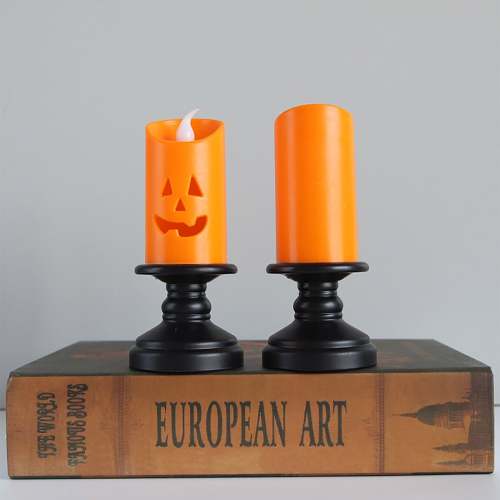 Halloween LED Candle - Flameless Pumpkin Lamp