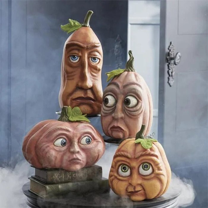Halloween Pumpkin Outdoor Decoration - Funny Pumpkin Head Home Decoration