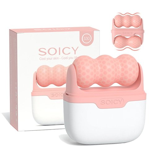 2-in-1 Face Sculpting Ice Roller -  Facial Ice Massage Wheel & Eye Roller for Face and Body