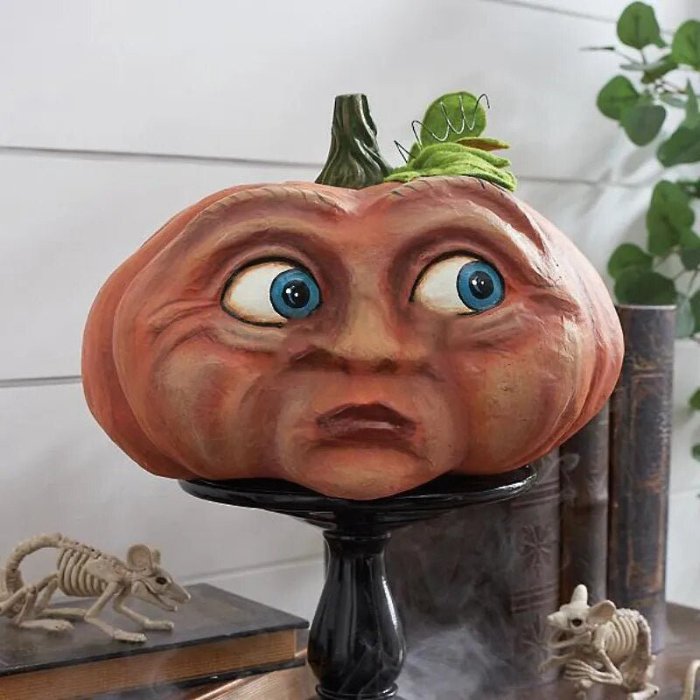 Halloween Pumpkin Outdoor Decoration - Funny Pumpkin Head Home Decoration
