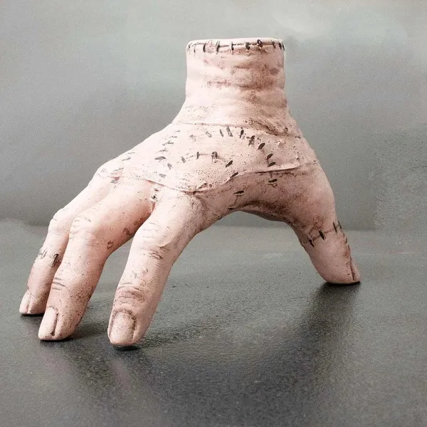 Wednesday Thing Hand Prop - Addams Family Thing Hand Toy, Scary Fake Hand Halloween Cosplay Prop & Decoration