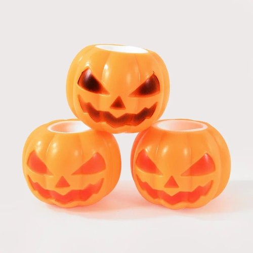Halloween Pumpkin Ghost Squeeze Toys - Kids Party Favors, Stress Relief Fidget Toys, and Birthday Gifts