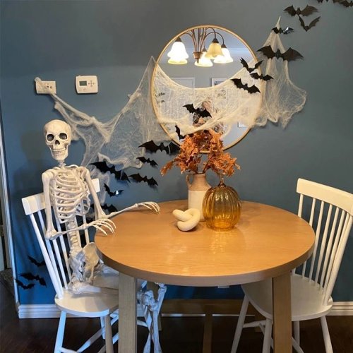 Halloween Bat Decorations - Spooky 3D PVC Halloween Bats Decor for Indoor and Outdoor Use