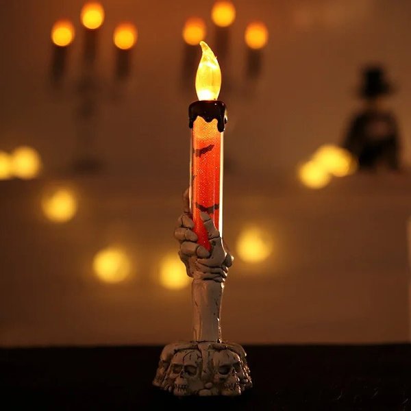 Halloween Party Decor LED Candle - Candle Light Lamp for Halloween Party Decoration