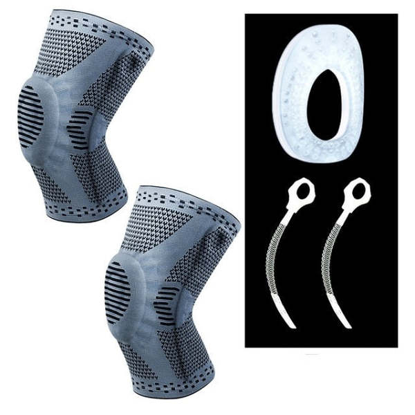 Knee Compression Sleeve - Knee Support Brace Patella Protector for Cycling, Running, Basketball and Football