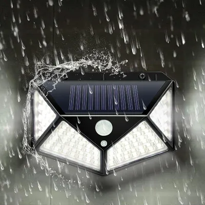 Motion Sensor Solar Light For Outdoor Wall, Waterproof, Home Garden Path