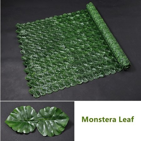 Artificial Privacy Leaf Fence Screen - Greenery for Outdoor Garden Yard Terrace Patio Balcony