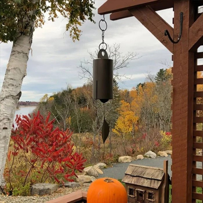 The Deep Resonance Serenity Bell - Deep Tone Sound Wind Bell for Outdoor Decor for Garden, Patio, Porch