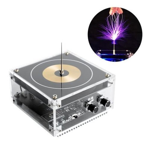 Musical Tesla Coil Plasma Speaker - Desktop Arc Plasma Wireless Transmission