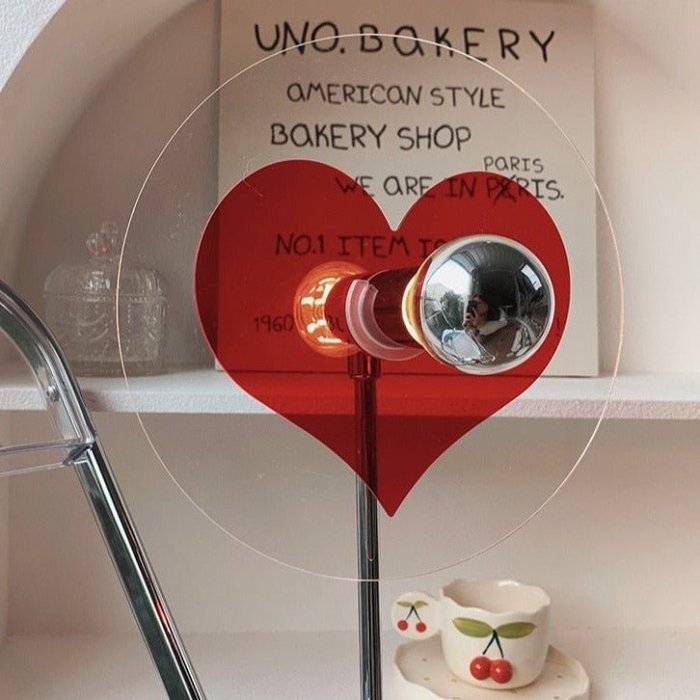 Romantic Heart Light Lamp - Sunset Led Light for Living Room, Barber Shop, Background Wall Decoration and Bedroom