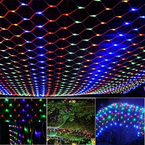 Net Mesh Solar Fairy Lights - Net String Lights Solar Powered