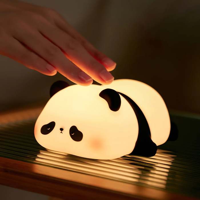 Panda LED Night Light - USB Rechargeable Touch Night Lamp for Bedroom