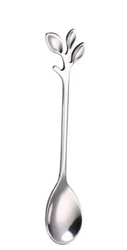 Stainless Steel Coffee Spoon or Fork – Perfect Christmas Gift! Mini Teaspoons for Desserts, Snacks, Ice Cream, and More. Elevate Your Tableware Collection