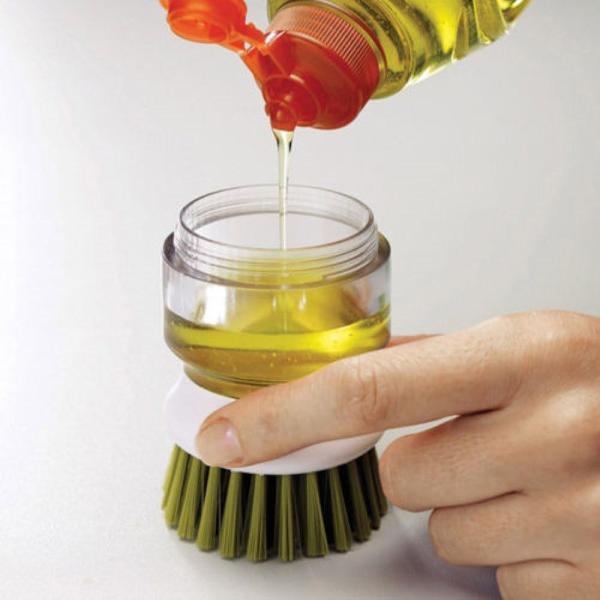GearPressWash™ - Press-type Dishwashing Brush