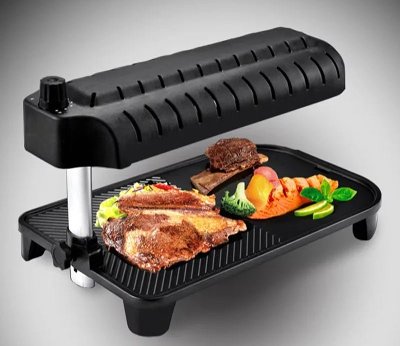 Infrared Electric Grill – 3D Smokeless Korean BBQ Non-Stick Electric Grill & Baking Pan