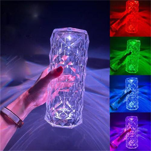 Rose Light Crystal Table Lamp