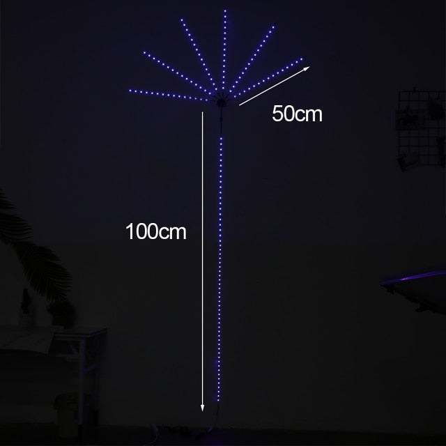 Firework Strips LED Sound Control Starburst Lights for Bedroom, Room Decor