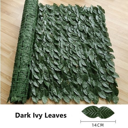 Artificial Privacy Leaf Fence Screen - Greenery for Outdoor Garden Yard Terrace Patio Balcony