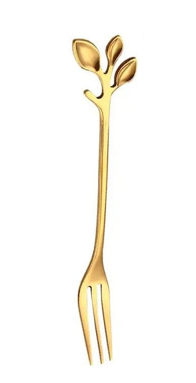 Stainless Steel Coffee Spoon or Fork – Perfect Christmas Gift! Mini Teaspoons for Desserts, Snacks, Ice Cream, and More. Elevate Your Tableware Collection