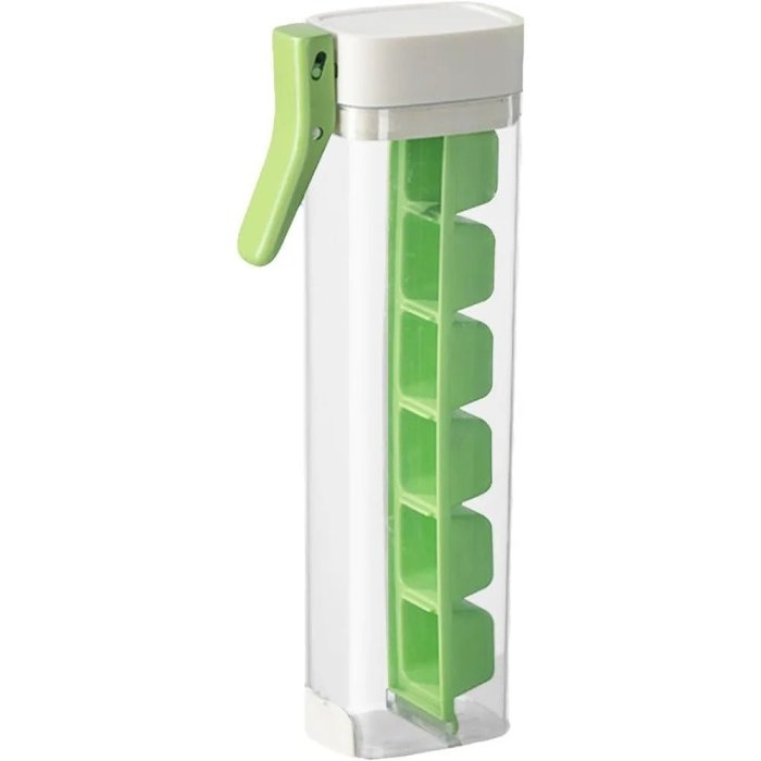 Press Ice Cube Tray - 6 Grid Silicone Food Grade Push Type Ice Tray