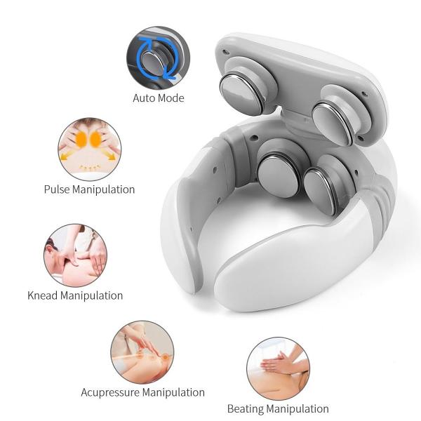 4D Intelligent Neck Massager + Remote Control