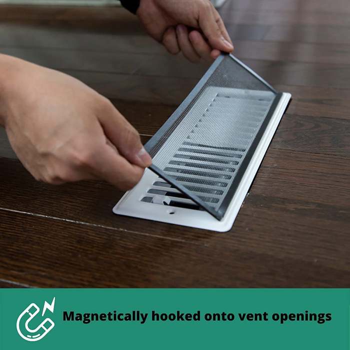 Floor Register Magnetic Mesh Filter