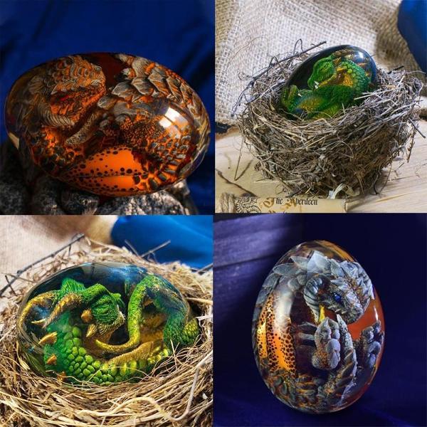 Lifelike Lava Dragon Egg