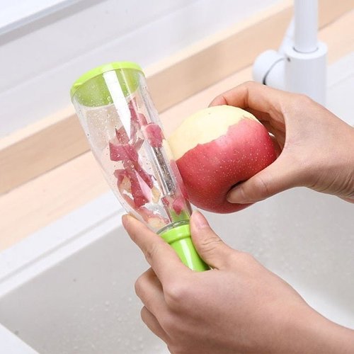 Peeler with Storage | Convenient Food Peeler