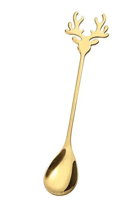 Stainless Steel Coffee Spoon or Fork – Perfect Christmas Gift! Mini Teaspoons for Desserts, Snacks, Ice Cream, and More. Elevate Your Tableware Collection