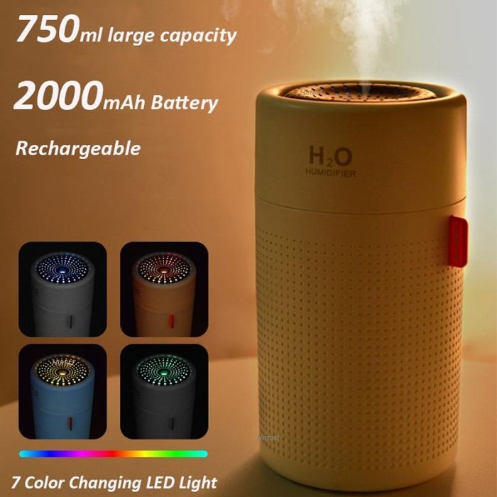 Air Humidifier - Rechargeable 18 Hour Life