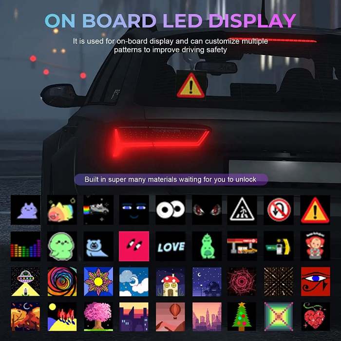 Smart LED Matrix Pixel Panel - Programmable LED Lamp for Home Decoration, Bar, Shop, Hotel, Gift