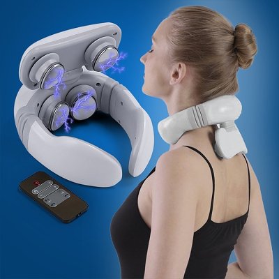 4D Intelligent Neck Massager + Remote Control